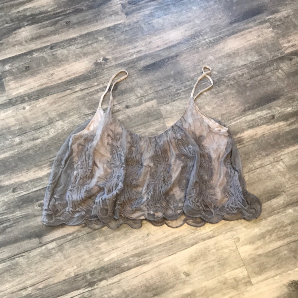 Lace crop top